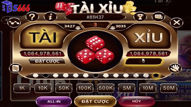 Nguyên tắc đặt tài xỉu tại S666