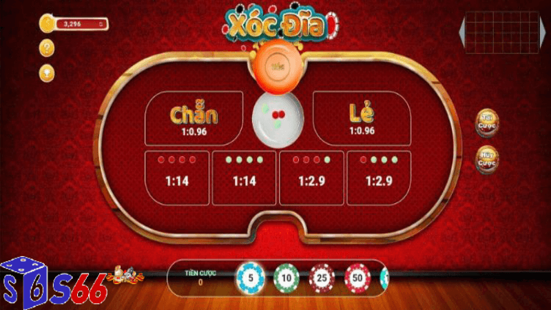 Xóc đĩa online tiền thật tại S66
